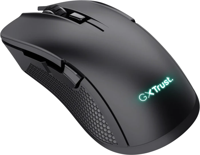 Trust Gaming GXT 931 YBAR Multi Wireless Gaming Mouse schwarz, USB/Bluetooth
