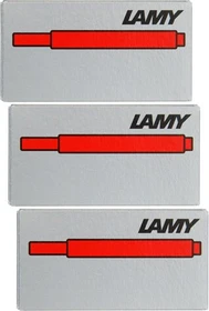Lamy T10 Großraum-Tintenpatrone rot, 1.25ml, 5er-Pack