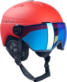 Black Crevice Calgary Helm rot matt/silber