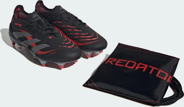 adidas Predator Elite SG core black/grey four/lucid red