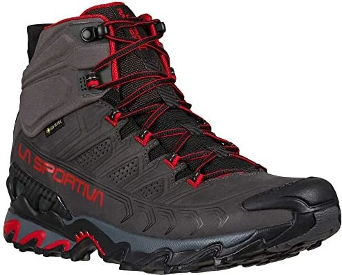 La Sportiva Ultra Raptor II Mid Leather GTX carbon/tango red (Herren)