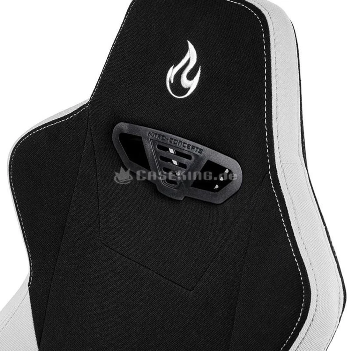 Nitro Concepts S300 Radiant White Bürostuhl, schwarz/weiß
