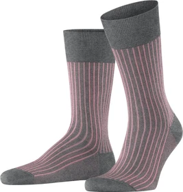 Falke Oxford Stripe Socken steel mel. (Herren)