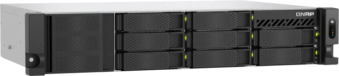 QNAP Turbo Station TS-h1065eU-8G, 8GB RAM, 2x RJ-45 2.5GBase-T, 1x USB-A 3.1, 2HE