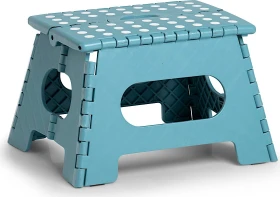 Zeller Kunststoff Klapphocker H22cm eisblau