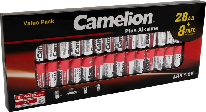 Camelion Plus Alkaline Mignon AA, 36er-Pack