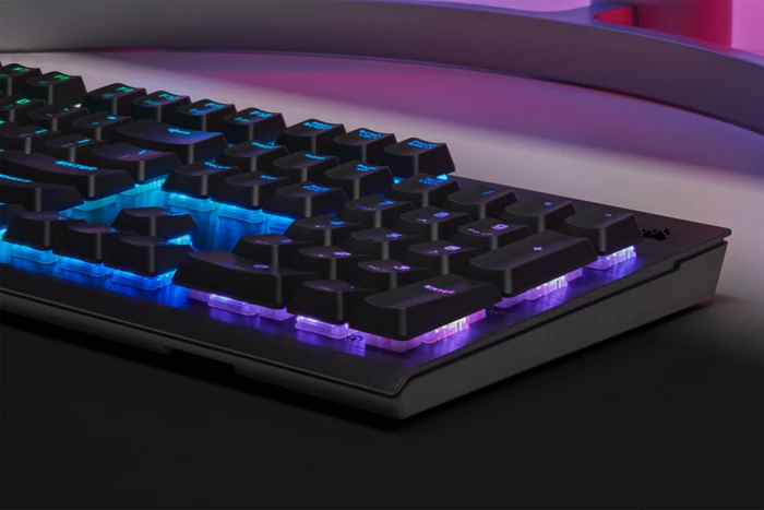Corsair K60 RGB PRO Low Profile, MX LOW PROFILE RGB SPEED, USB, DE
