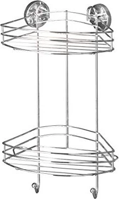 Wenko Vacuum-Loc Duschregal Edelstahl rostfrei