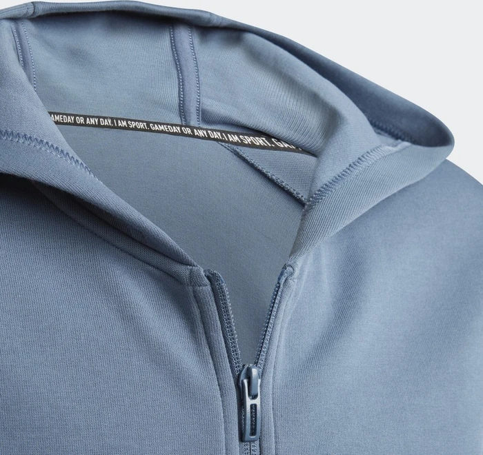 adidas Future Icons 3-Streifen Hoodie wonder steel/white (Junior)