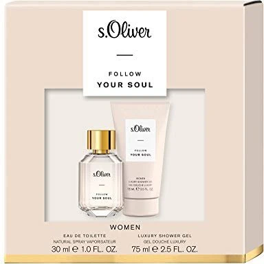 s.Oliver Follow Your Soul Women EdT 30ml + Duschgel 75ml Duftset