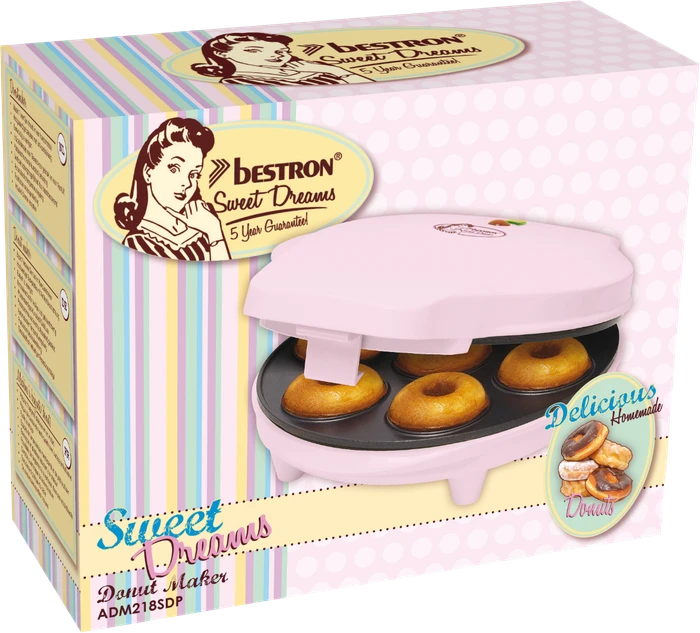 Bestron ADM218SDP Donut Maker – Bild 3 von 3