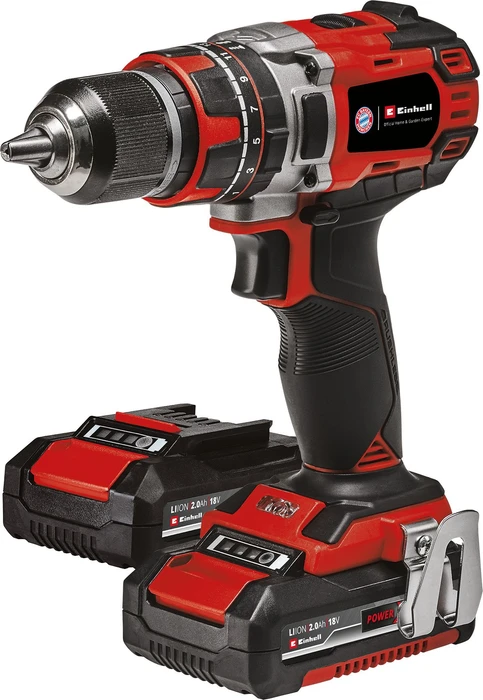 Einhell Professional TP-CD 18/50 Li-i BL FCB Akku-Schlagbohrschrauber inkl. E-Case + 2 Akkus 2.0Ah + Zubehör
