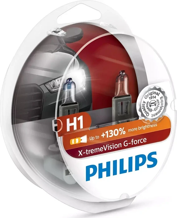 Philips X-tremeVision G-force H1 55W, 2er-Pack Box