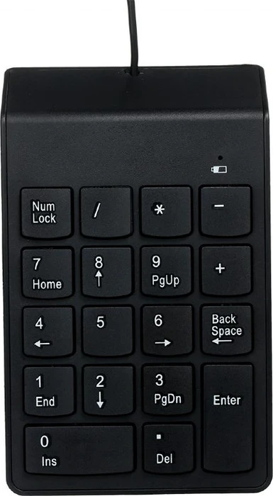 Gembird Numeric Keypad, schwarz, USB-A