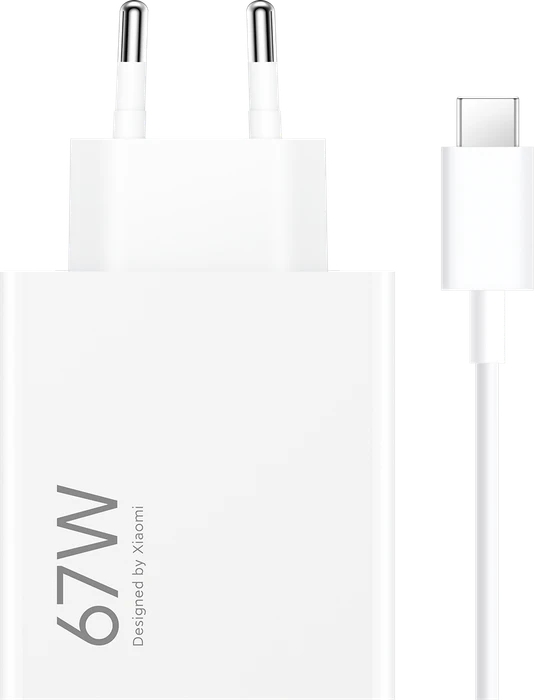 Xiaomi 67W HyperCharge Combo (Typ A) Schnellladegerät weiß