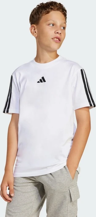 adidas Essentials T-Shirt kurzarm weiß/schwarz (Junior)