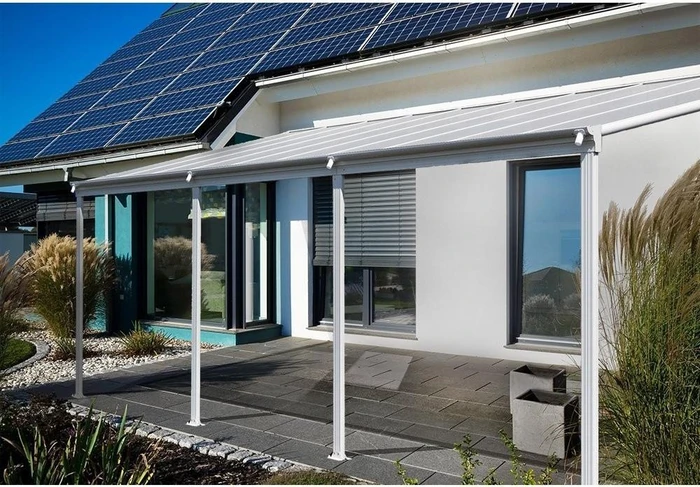 Home Deluxe Solis Terrassenüberdachung 312x303cm weiß