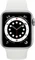 Apple Watch Series 6 (GPS) 40mm Aluminium silber mit Sportarmband weiß Vorschaubild