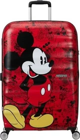 American Tourister Wavebreaker Disney Spinner 77cm Mickey comics red