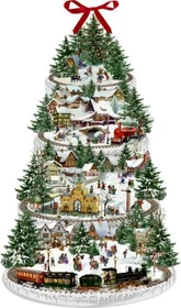 Coppenrath Eisenbahn-Tanne Wand-Adventskalender