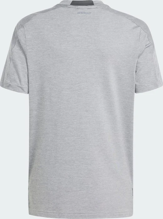 adidas Training Aeroready Heather Funktionsshirt kurzarm grey one/reflective silver (Junior)