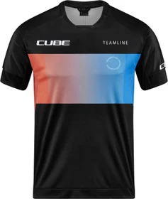 Cube Teamline Rundhals Trikot kurzarm schwarz/blau/weiß (Herren)