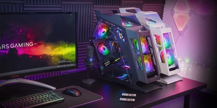 Mars Gaming MC61 Black, Glasfenster