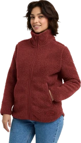 Jack Wolfskin High Curl Fleece Jacke merlot (Damen)
