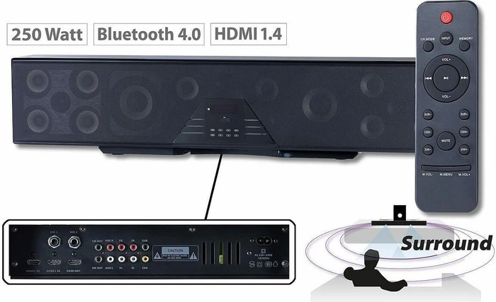 Auvisio 6-Kanal-3D-Soundbar