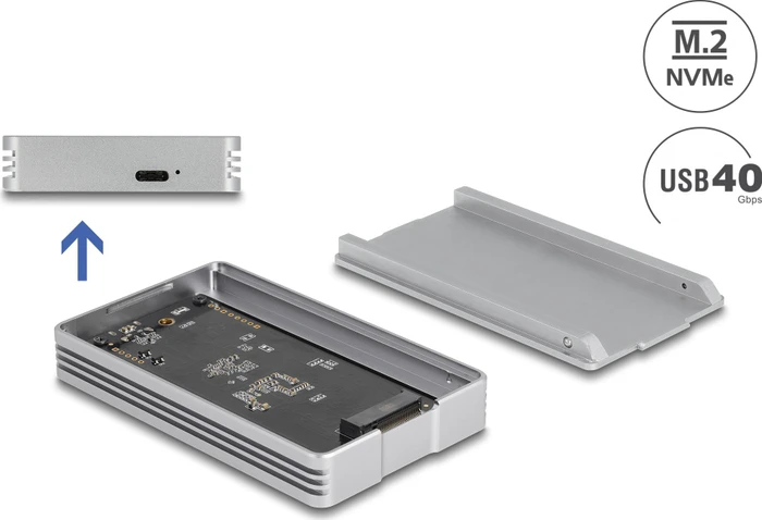DeLOCK USB4 40 Gbps External Enclosure, USB4