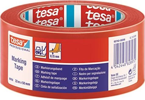 tesa 60760, Bodenmarkierung Klebeband, 50mm/33m