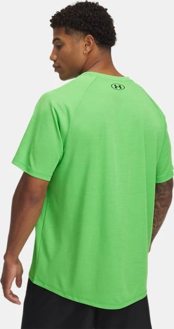 Under Armour Tech Textured Funktionsshirt kurzarm cyber green/green spark/black (Herren)