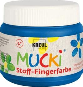 Kreul Mucki Stoff-Fingerfarbe, blau, 150ml