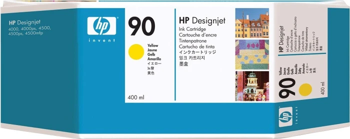 HP Tinte 90 gelb hohe Kapazität