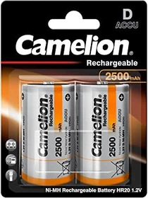 Camelion Accu Mono D NiMH 2500mAh, 2er-Pack