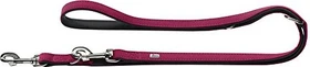 Hunter Softie Verstellbare Führleine für Hunde, Kunstleder, samtig, pflegeleicht himbeer, 1.5/200cm