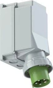 PCE CEE-Wandgerätestecker 125A 5p 10h IP67 POWER TWIST