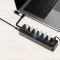 LogiLink USB 3.2 Gen1 Hub mit Ein-/Aus-Schalter, 7x USB-A 3.0, USB-C/USB-A 3.0 [Stecker] Vorschaubild