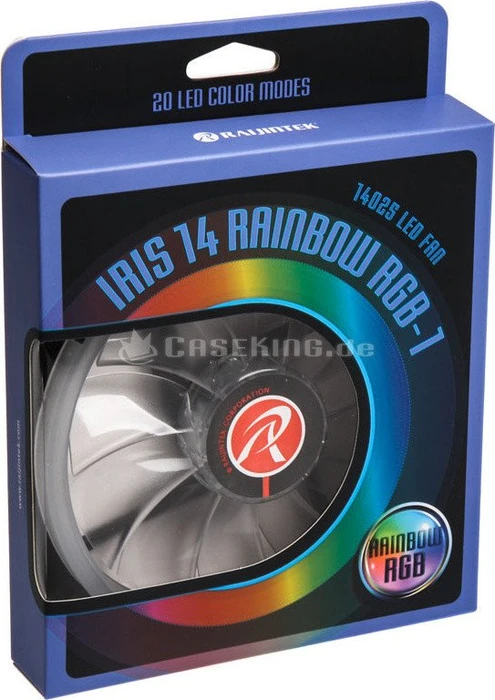 Raijintek Iris 14 Rainbow RGB, 140mm