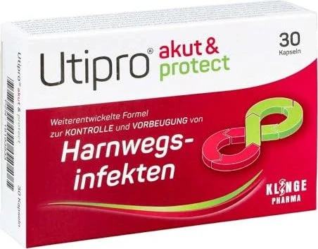 Klinge Pharma Utipro akut & protect Kapseln, 30 Stück