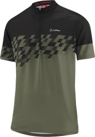 Löffler HZ Erosion Trikot kurzarm olive (Herren)