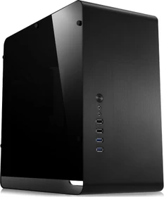 Jonsbo UMX3, schwarz, Glasfenster
