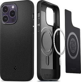 Spigen Mag Armor (MagFit) für Apple iPhone 14 Pro Max Max Matte Black