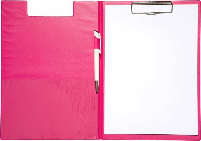 Maul Klemmbrettmappe mit Folienüberzug, A4, pink