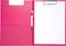 Maul Klemmbrettmappe mit Folienüberzug, A4, pink Vorschaubild