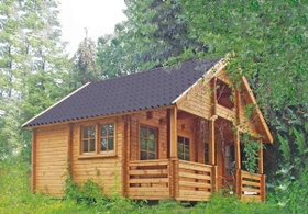 Wolff Finnhaus Sauerland 5240 92 Gartenhaus natur