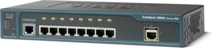 Cisco Catalyst 2960 LAN Base Desktop Managed Switch, 9x RJ-45, PoE PD