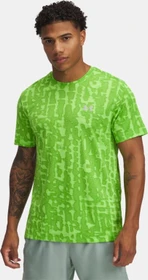 Under Armour Launch Printed Funktionsshirt kurzarm cyber green/reflective (Herren)
