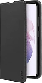 SBS Mobile Book Wallet Lite für Samsung Galaxy S22+ schwarz