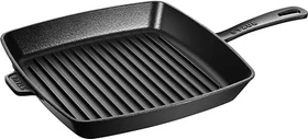 Zwilling Staub Amerikanische Grillpfanne quadratisch 30x30cm schwarz
